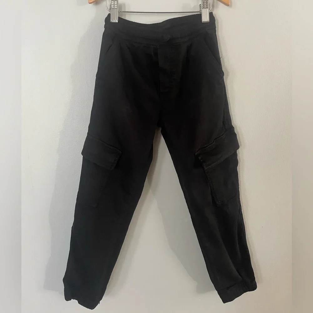 Zara Boy’s Black Cargo Jogger Pant Size 9
